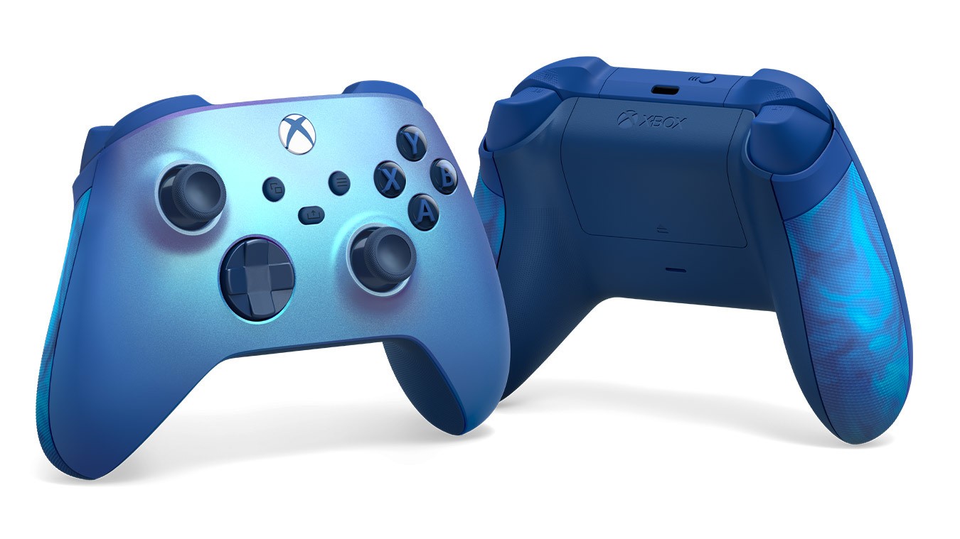 “极光蓝”Xbox 无线控制器 9 月登场 具备随角度变化的独特色泽