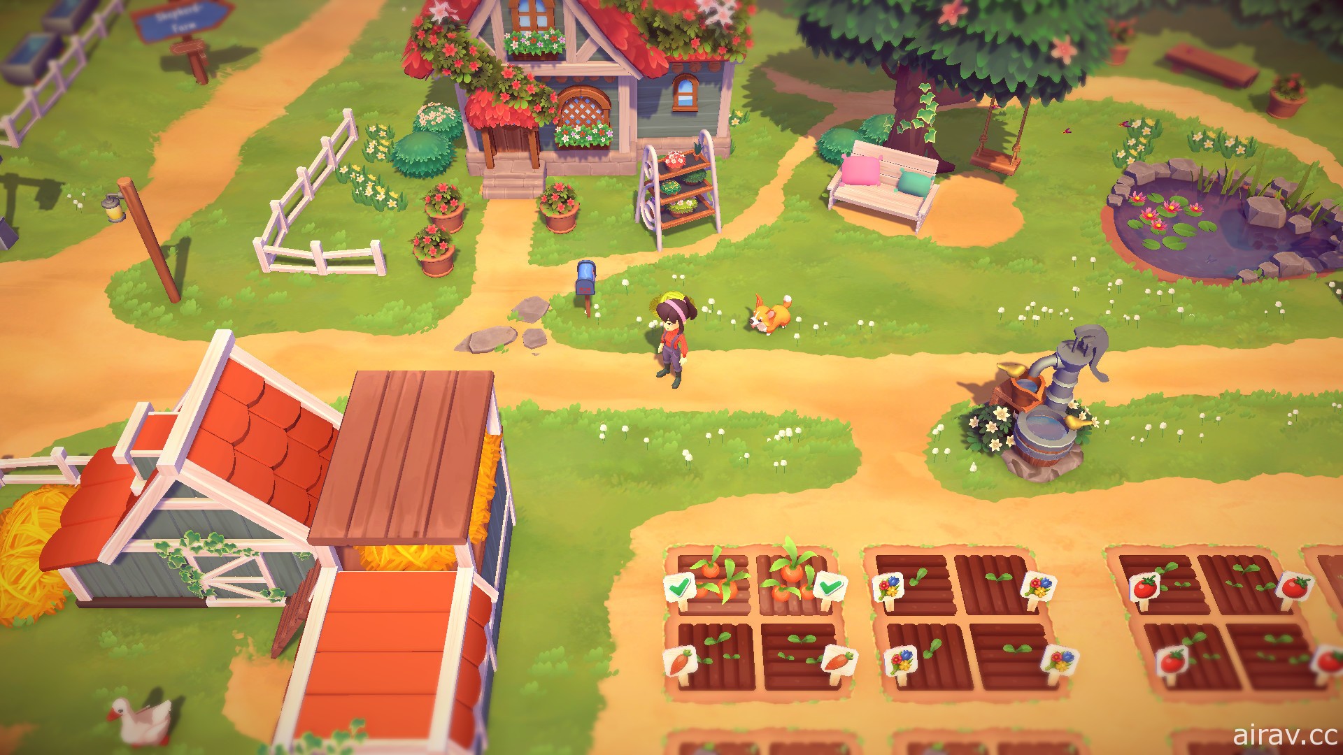 農場經營遊戲《大農場故事》已上市 種植有機蔬果、照料各種動物