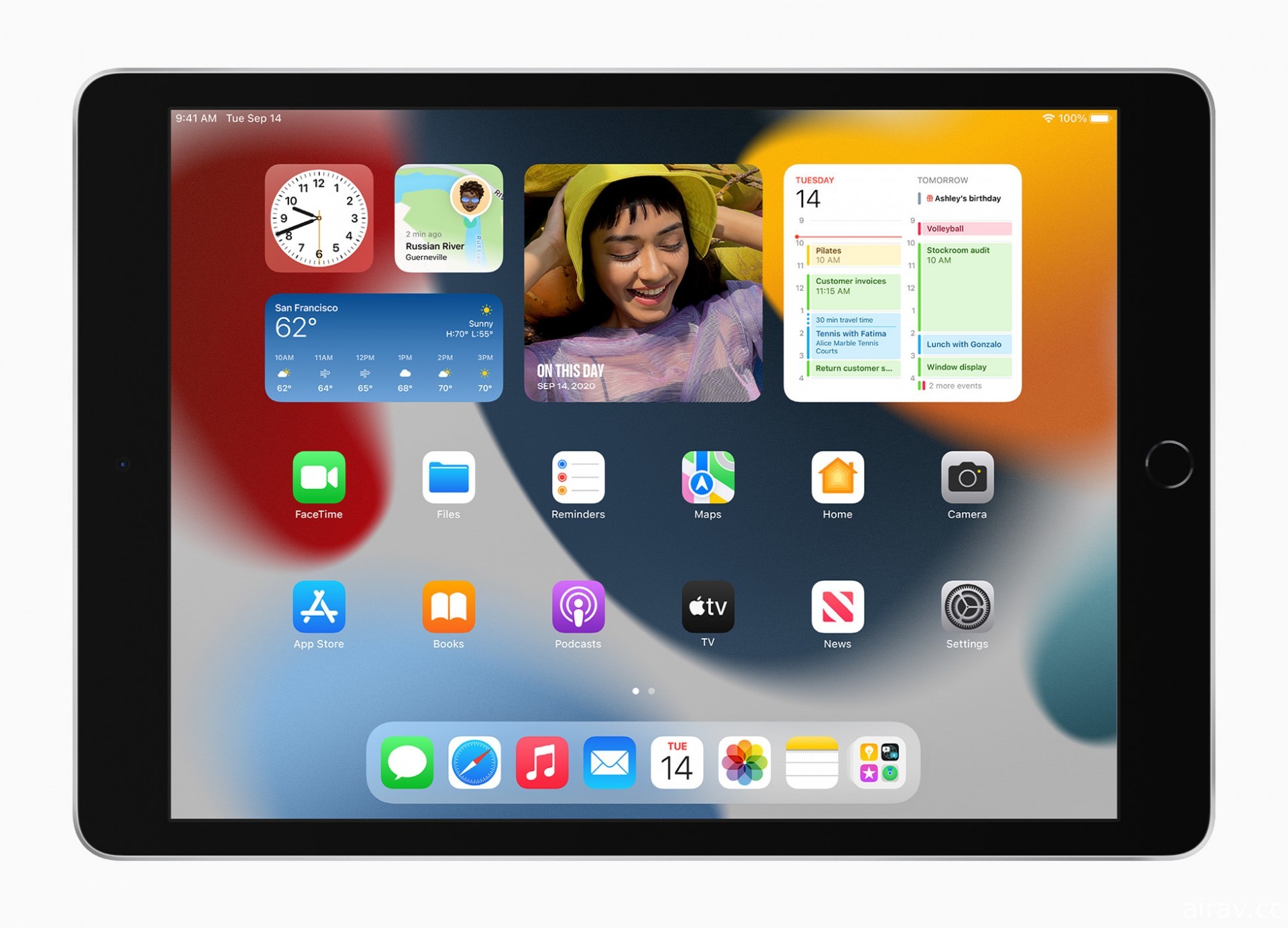 Apple 推出全新第 9 代 iPad  搭載 A13 仿生晶片、10.2 吋 Retina 原彩顯示器等新功能