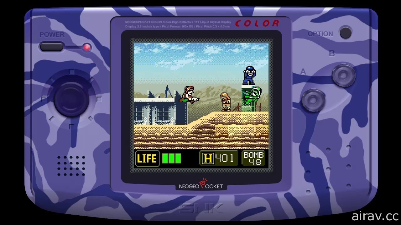 Neo Geo Pocket 作品《越南大战 1st &amp; 2nd MISSION Double Pack》于 NS 上架
