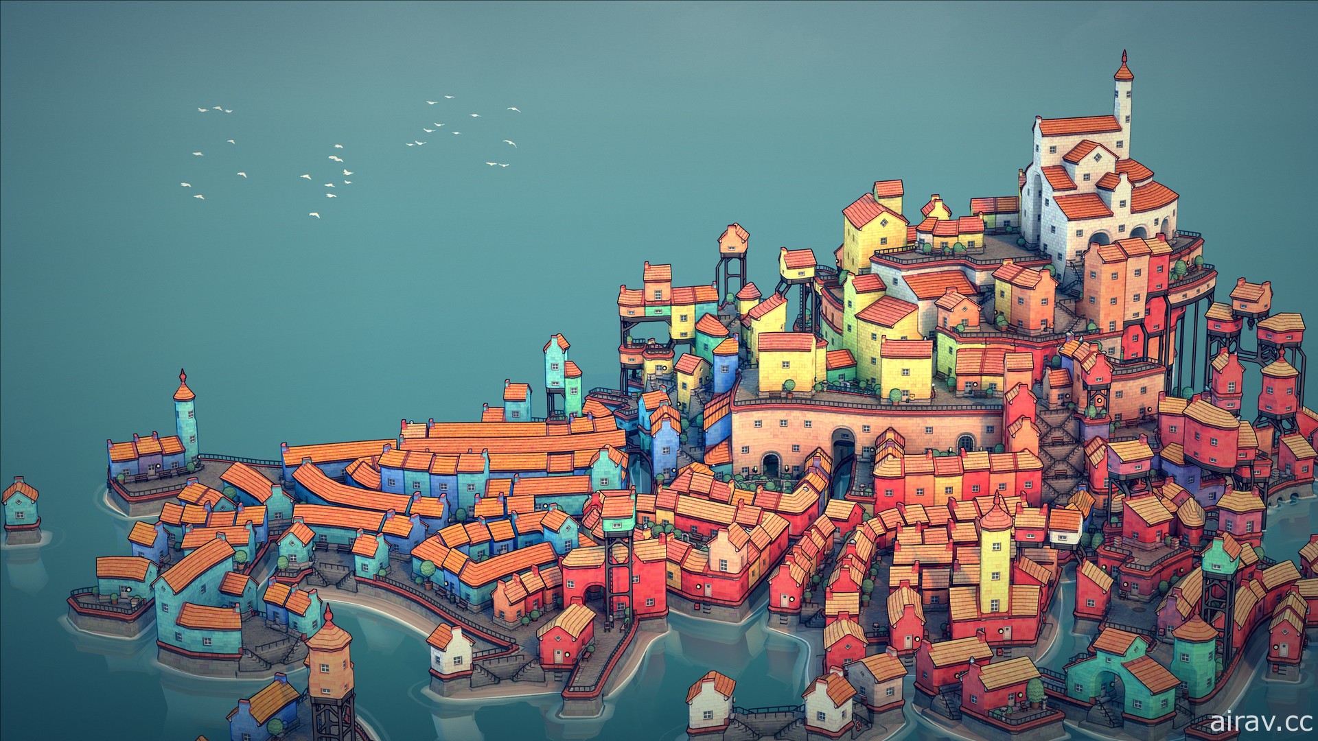 城镇模拟游戏《Townscaper》登陆 PC、NS 平台 预计 10 月推出行动装置版本