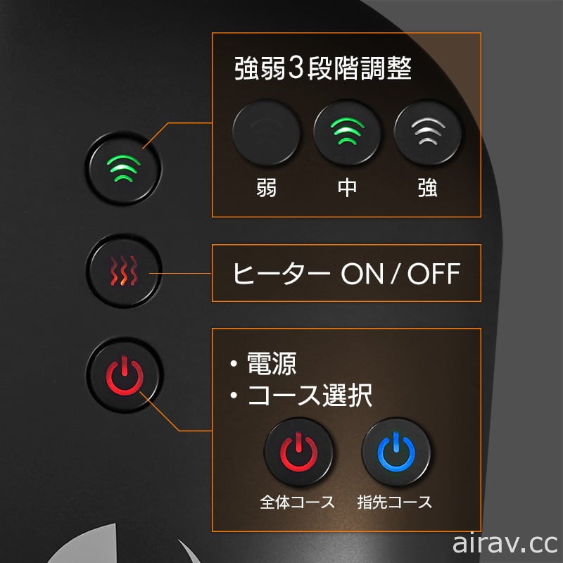 日本推出電競玩家手部按摩器