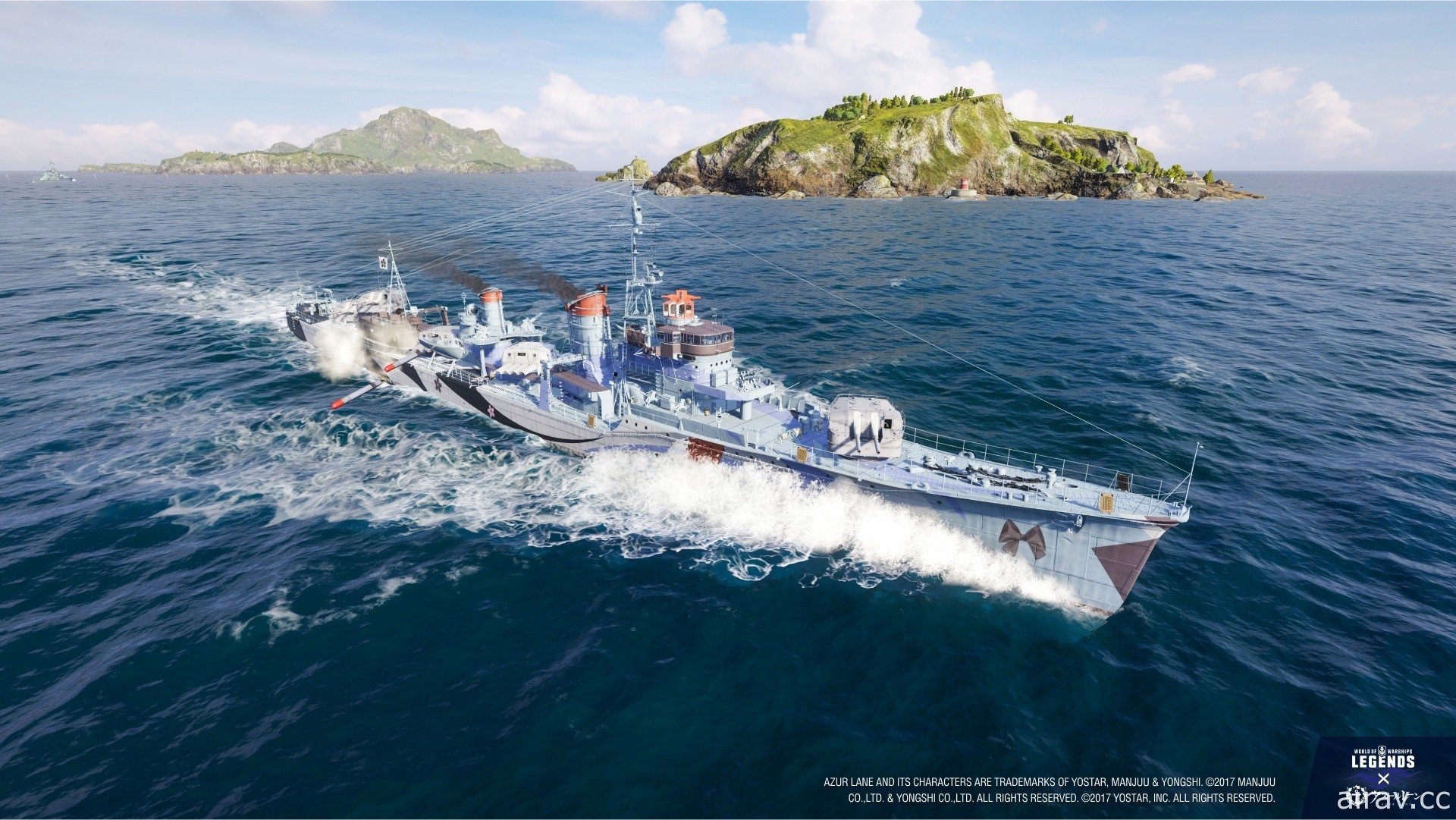 家用主機版《戰艦世界：傳奇》×《碧藍航線》第三度合作 4.0 版中正式登場