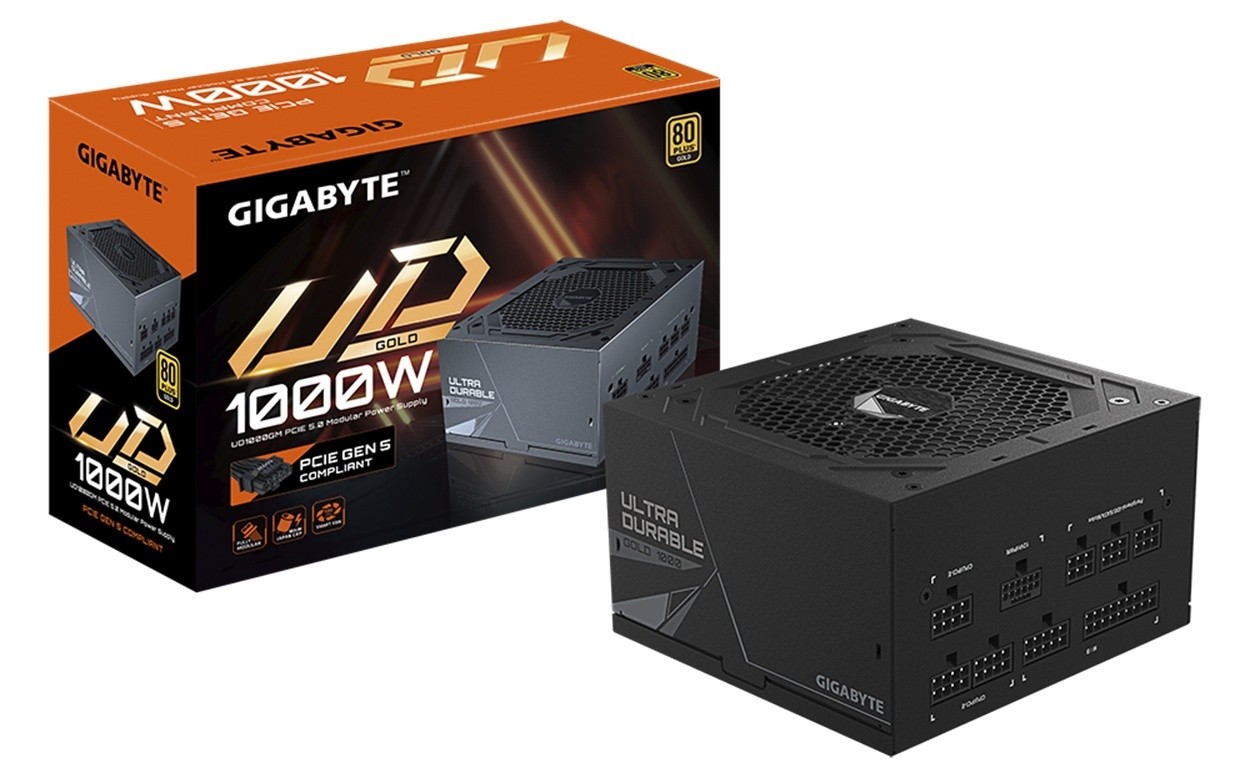 技嘉发表新 UD1000GM PCIE 5.0 电源供应器 满足高阶游戏玩家及超频玩家需求