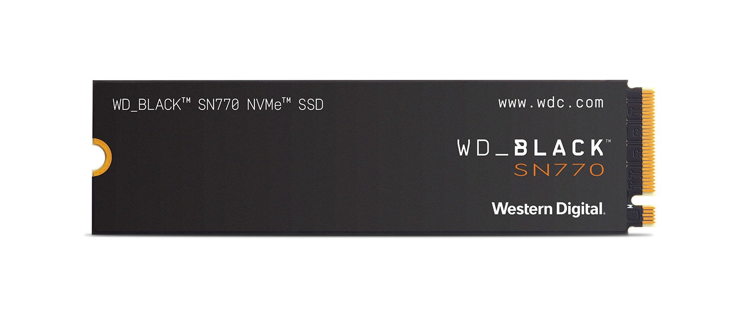 Western Digital 发表全新 WD_BLACK 产品 WD_BLACK SN770 NVMe SSD