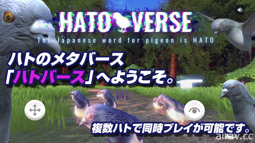 鴿子的元宇宙《Hatoverse》在日本推出 體驗化身鴿子的奇妙世界