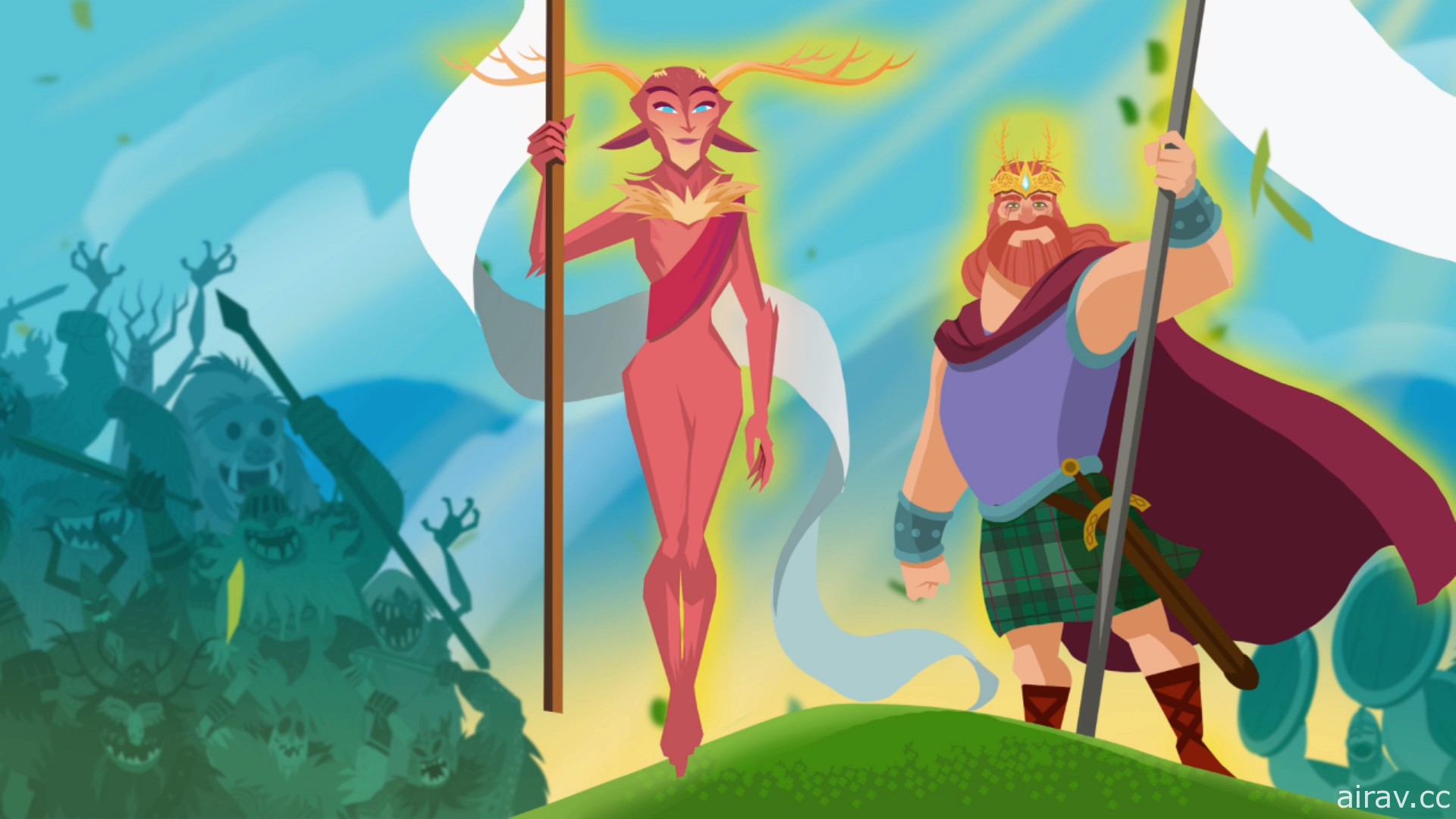 凱爾特神話題材 2D 動作遊戲《奧柯奈爾部族與斯塔格的王冠》Switch 中文版今日上市