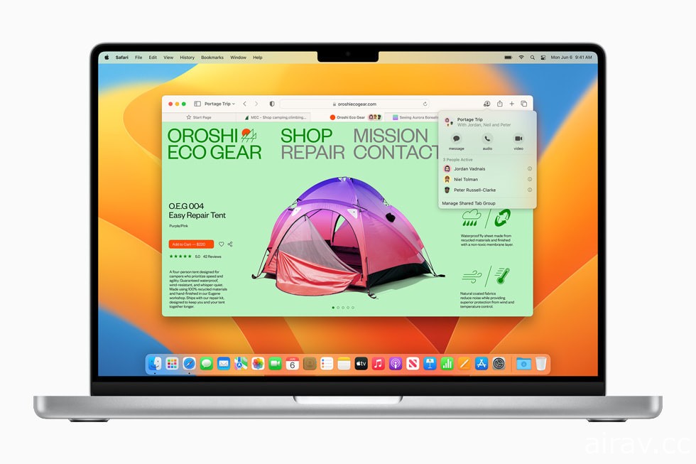 macOS Ventura 新增生產力工具及全新「接續互通」功能