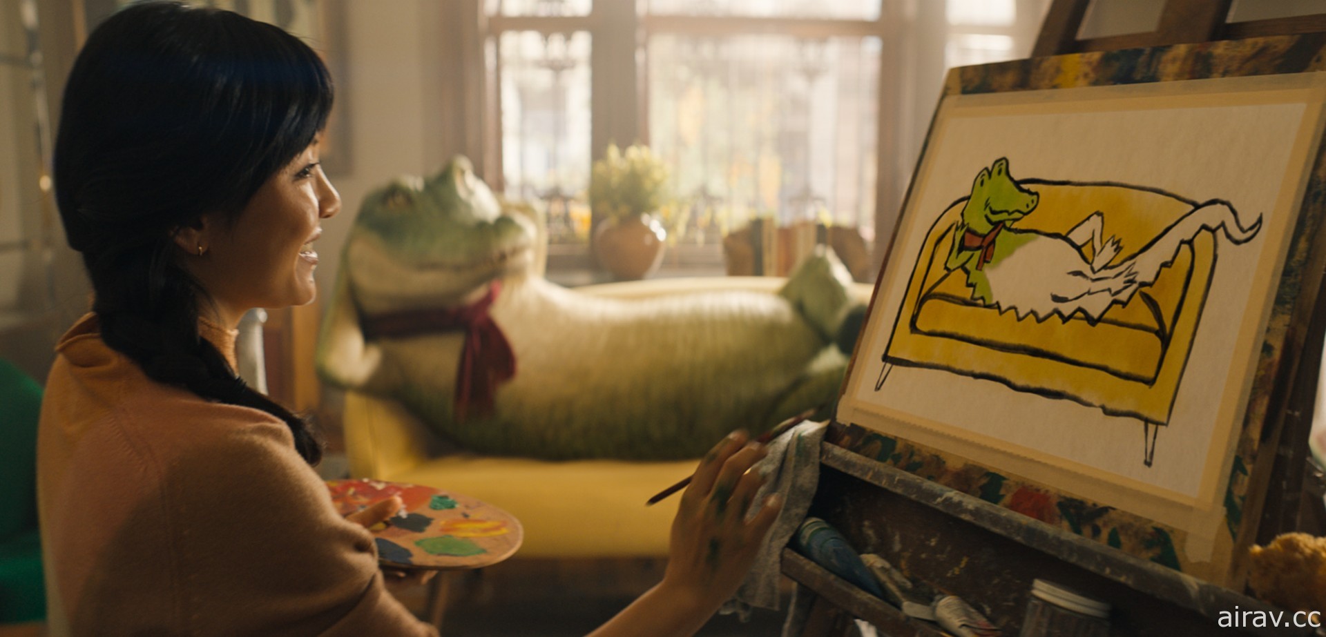 經典繪本改編《鱷魚歌王》釋出首部預告影片 電影預定 10 月在台上映