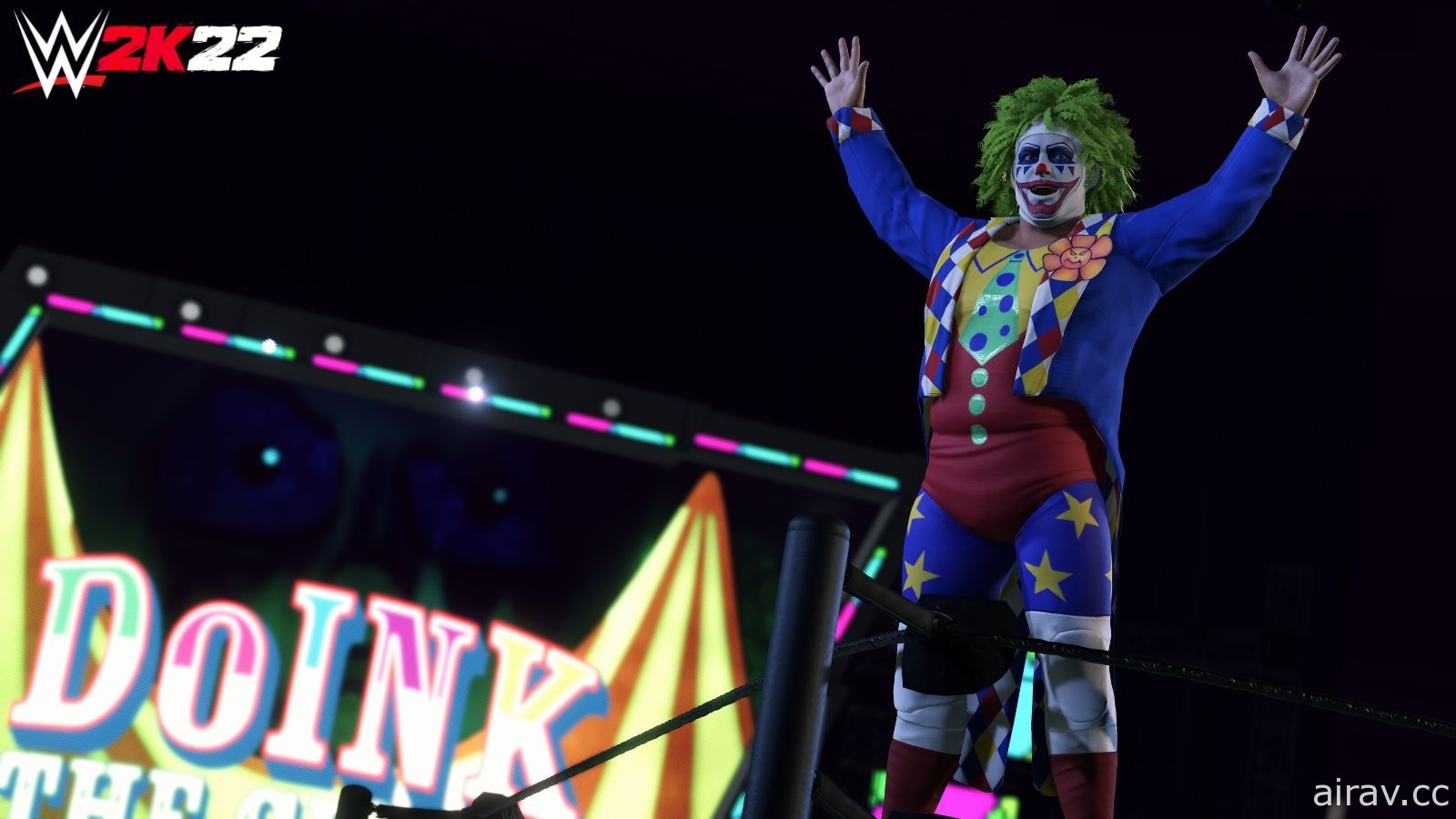 《WWE 2K22》付费下载内容包第四弹由 Doink the Clown、Ronda Rousey 和 Mr. T 打头阵