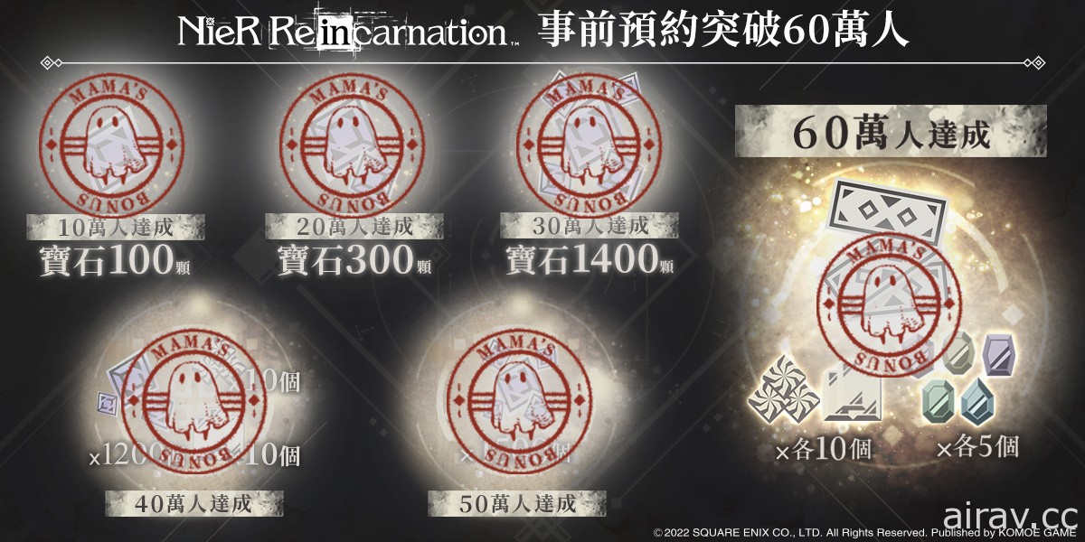 《NieR Re [in] carnation》繁中版今日正式上線 同步展開《尼爾：自動人形》聯動