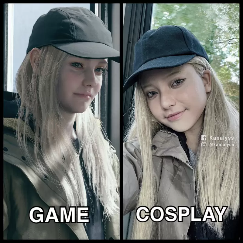 恶灵古堡 村庄《萝丝玛丽cosplay》猛一看会差点分不出哪个是游戏哪个是真人耶